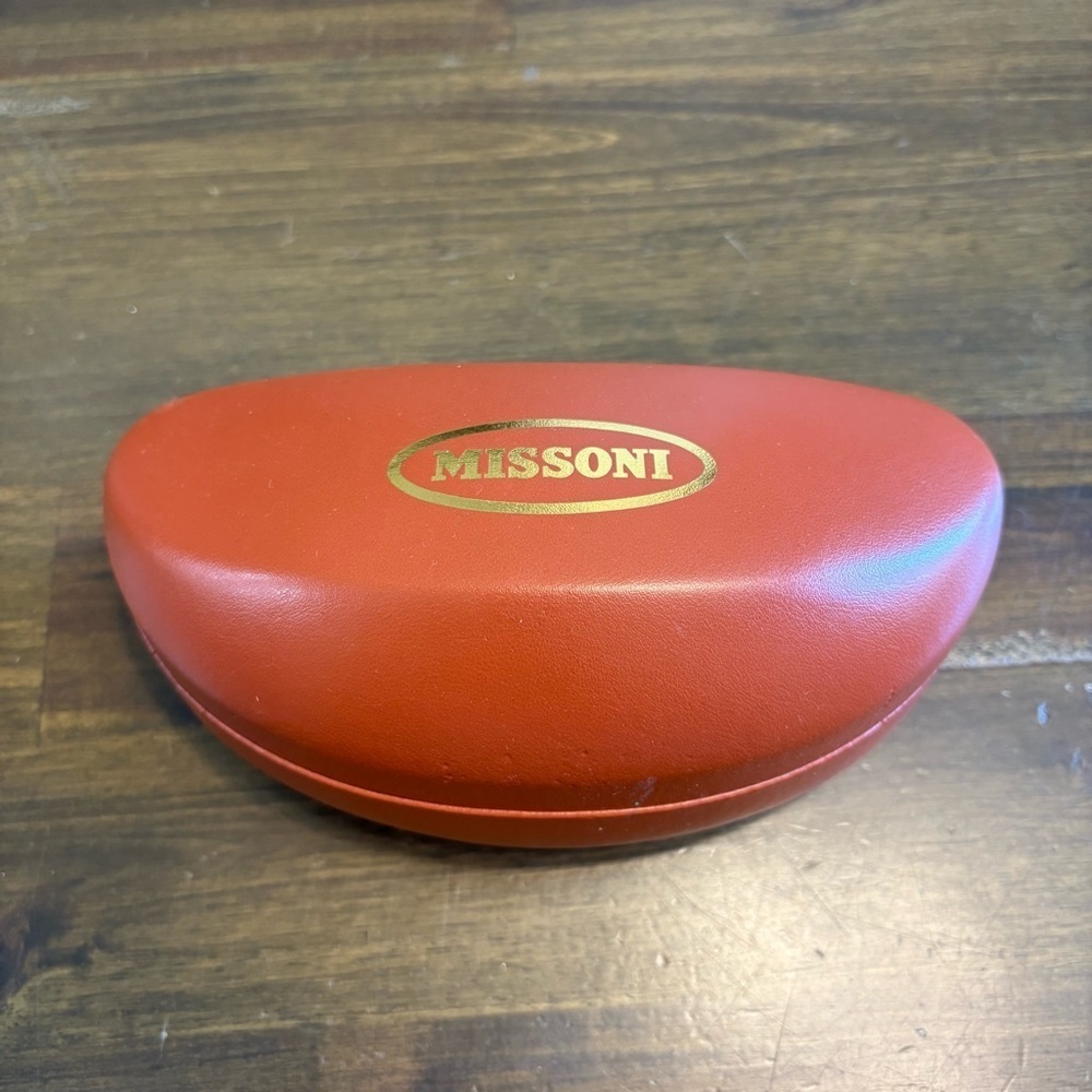 Missoni Sunglasses Hard Case Logo Designer Eyewear